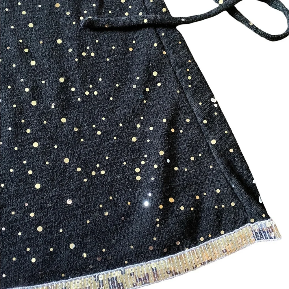 Jenny and me Girls special occasion black sequin dress size 10